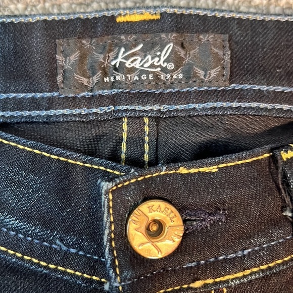 Kasil Heritage 1968 Voodoo Ink Rinse Denim Jean Size. 29 Women’s - Picture 2 of 10